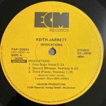 国内盤　帯付　LP キース・ジャレット/沈黙への誘惑　夢幻　KEITH JARRETT/INVOCATIONS 2枚組　TRIO RECORDS_画像8