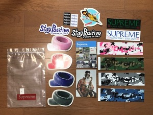 新品未使用 Supreme Sticker Set 20FW Pharoah Sanders Verify Nuova York Tire シュプリーム ステッカーセット 店舗限定 シール 半タグ