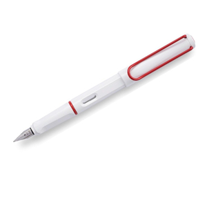 Lamy Ramy Fountain Pen Safari Safari White Red Clip ef Limited