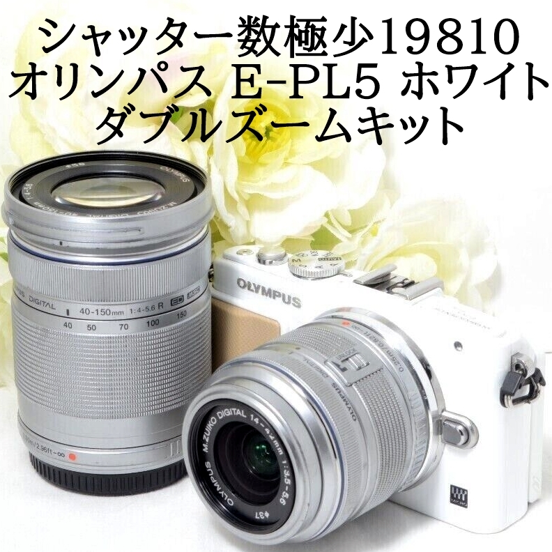 クーポン利用 OLYMPUS ミラーレス一眼 PEN Lite E-PL5 ダブルズーム