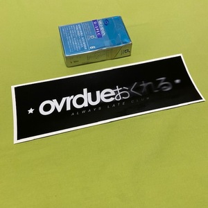 Ovrdue ★Box Logo Slap Blur ★ステッカー★オーバーデュー　おくれる　USDM