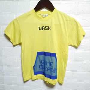 A503 ◇ WASK WEE AGED SAUCY KID | ワスク　半袖シャツ　黄　未使用　サイズ１１０
