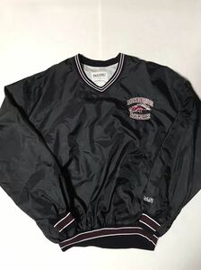 USA製 90s★MORNINGSIDE ATHLETICS モーニングサイド アスレチックス プルオーバー ナイロンジャケット delong デロング 製 カレッジ 大学