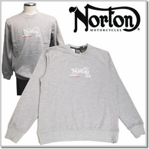 ノートン Norton ベーシック３Dロゴトレーナー 223N1305-06(M.GRAY)-XL クルースエット カットソー