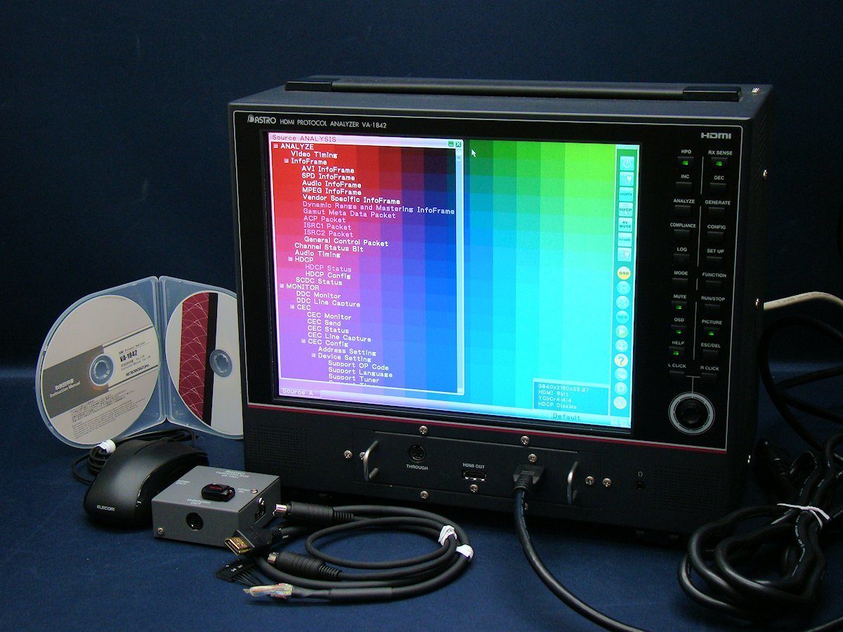 ASTRODESIGN アストロデザイン VA-1841 HDMI プロトコルアナライザ 