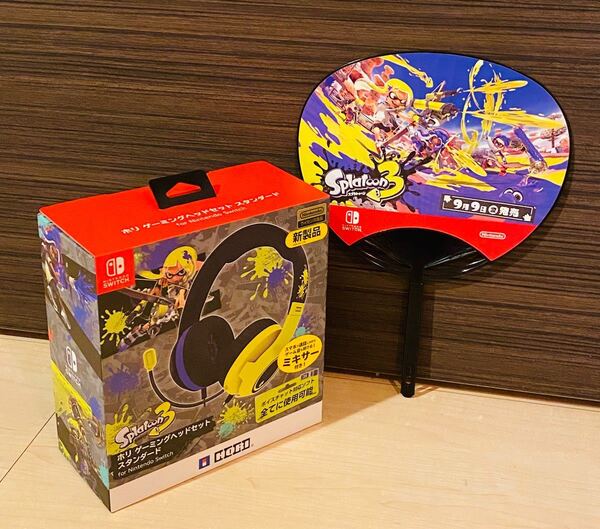 【新品・未開封】スプラトゥーン3 ホリ ゲーミングヘッドセット スタンダード HORI おまけ付き