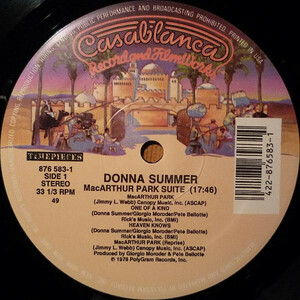 Donna Summer MacArthur Park Suite 12 US