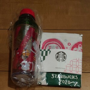 スターバックス クリアボトル てぬぐいアイコンズ セット スタバ