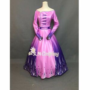 xd200ディズニー Frozen アナと雪の女王 エルサ Elsa プリンセス ワンピース ドレス ハロウィン コスプレ衣装