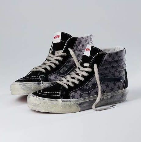 送料無料 28cm Bianca Chandon × Vault by Vans Sk8-Hi Reissue VLT LX Black/Gray バンズ ビアンカシャンドン スケハイ 星柄 US10 新品