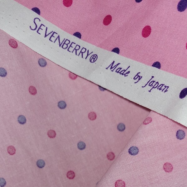 生地 セブンベリー SEVENBERRY ドット 水玉