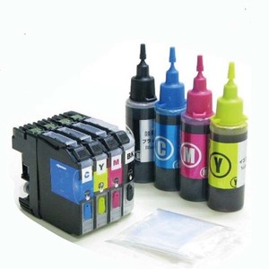 LC211 for * interchangeable cartridge . supplement ink. 4 color set 