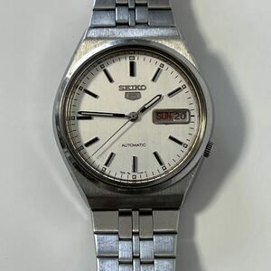 SEIKO 5 セイコーファイブ☆自動巻腕時計/日付曜日付き/要オーバーホール/現状品で