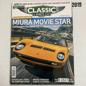 B2827　2019　「CLASSIC CARS」　クラシックカー　英国　旧車雑誌　英国車　ビンテージ　自動車