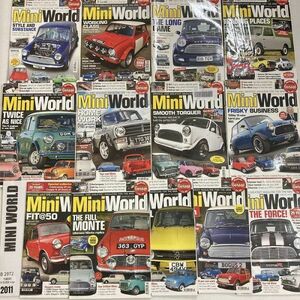 B2972　2011　13冊セット「「MINI WORLD」　ミニワールド　英国　旧車雑誌　英国車　ビンテージ　自動車