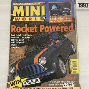 B2947　1997　「MINI WORLD」　ミニワールド　英国　旧車雑誌　英国車　ビンテージ　自動車