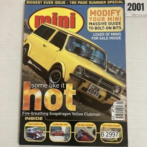 B2997　2001　「MINI MAGAZINE」　ミニマガジン　英国　旧車雑誌　英国車　ビンテージ　自動車