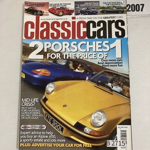 B2715 2007「CLASSIC CARS」クラシックカー 英国 旧車雑誌 ビンテージカー 英国車 ヴィンテージ 自動車