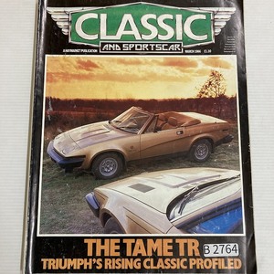 B2764　1985「CLASSIC AND SPORTSCAR」英国旧車雑誌　英国車 雑誌 旧車　ビンテージ　クラシックカー　自動車