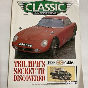 B2770　1989「CLASSIC AND SPORTSCAR」英国旧車雑誌　英国車 雑誌 旧車　ビンテージ　クラシックカー　自動車