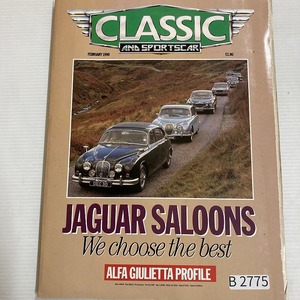 B2775　1990　「CLASSIC AND SPORTSCAR」英国旧車雑誌　英国車 雑誌 旧車　ビンテージ　クラシックカー　自動車