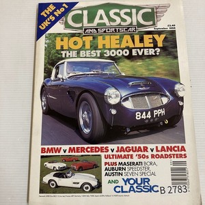  B2783　1994「CLASSIC AND SPORTSCAR」英国旧車雑誌　英国車 雑誌 旧車　ビンテージ　クラシックカー　自動車