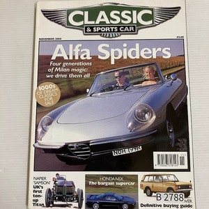 B2788　2000「CLASSIC AND SPORTSCAR」英国旧車雑誌　英国車 雑誌 旧車　ビンテージ　クラシックカー　自動車