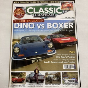 B2800　2008　「CLASSIC AND SPORTSCAR」英国旧車雑誌　英国車 雑誌 旧車　ビンテージ　クラシックカー　自動車