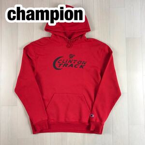 champion チャンピオン スウェットパーカー XL レッド スクール物 ハイスクール