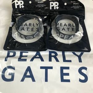 【新品】2本組 PEARLY GATES パーリーゲイツ シリコンブレスレット 虫が寄ってこない香り ブレスレット アンクレット 1