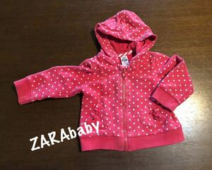 *ZARAbaby* baby парка 6-9month70-80 см * девочка Zip выше Parker младенец Zara Kids * анонимность рассылка 