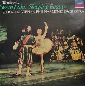 LP盤 カラヤン/Wienna Phil 　Tchaikovsky バレエ音楽「白鳥の湖」＆「眠りの森の美女」