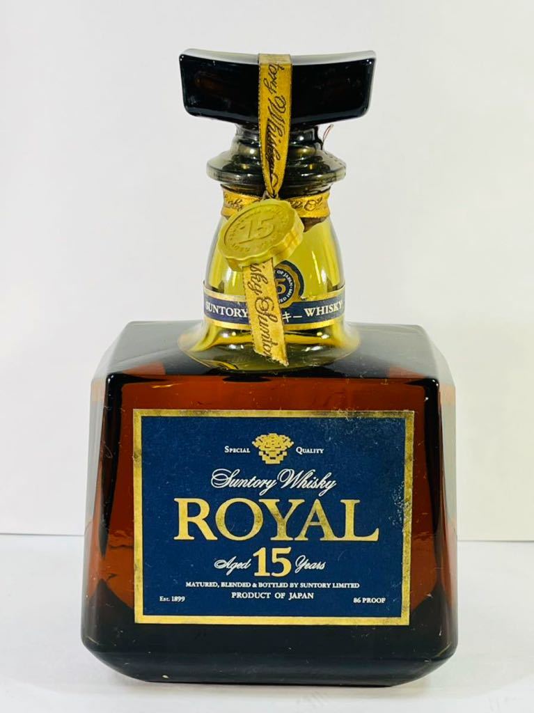 ヤフオク! -「サントリーローヤル15年」(アルコール) (飲料)の落札相場 専門に取り扱う店 サントリーウイスキー ローヤル15年 新品未開栓 古酒 750㎖ ゴールドラベル ウイスキー
