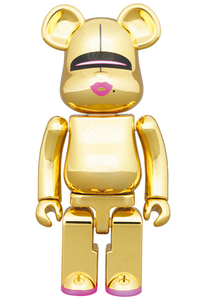 新品 超合金 BE@RBRICK Chogokin HAJIME SORAYAMA GOLD 200% /ベアブリック ハジメ ソラヤマ ゴールド 空山 基