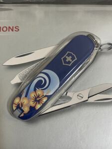 限定　未使用　ビクトリノックス　SUMMER DK.BLUE クラシック　SD Victorinox classic マルチツール サマーダークブルー　夏