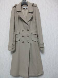  France made paul (pole) & Joe PAUL&JOE wool coat beige 36 kn68