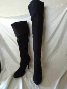  new goods [22.5cm]BABYPURE beautiful legs knee high boots EVOL