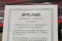 美品!!【BRUNEL ブルネル】レリーフ 額装 イタリア製 ハードケース付き　管Z5404_画像9