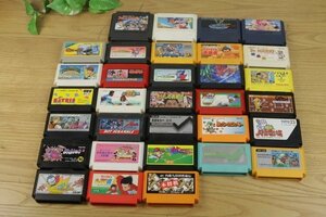 ファミコン ゲームソフト３２点セット（千代の富士の大銀杏）など　現状品　管Z5431