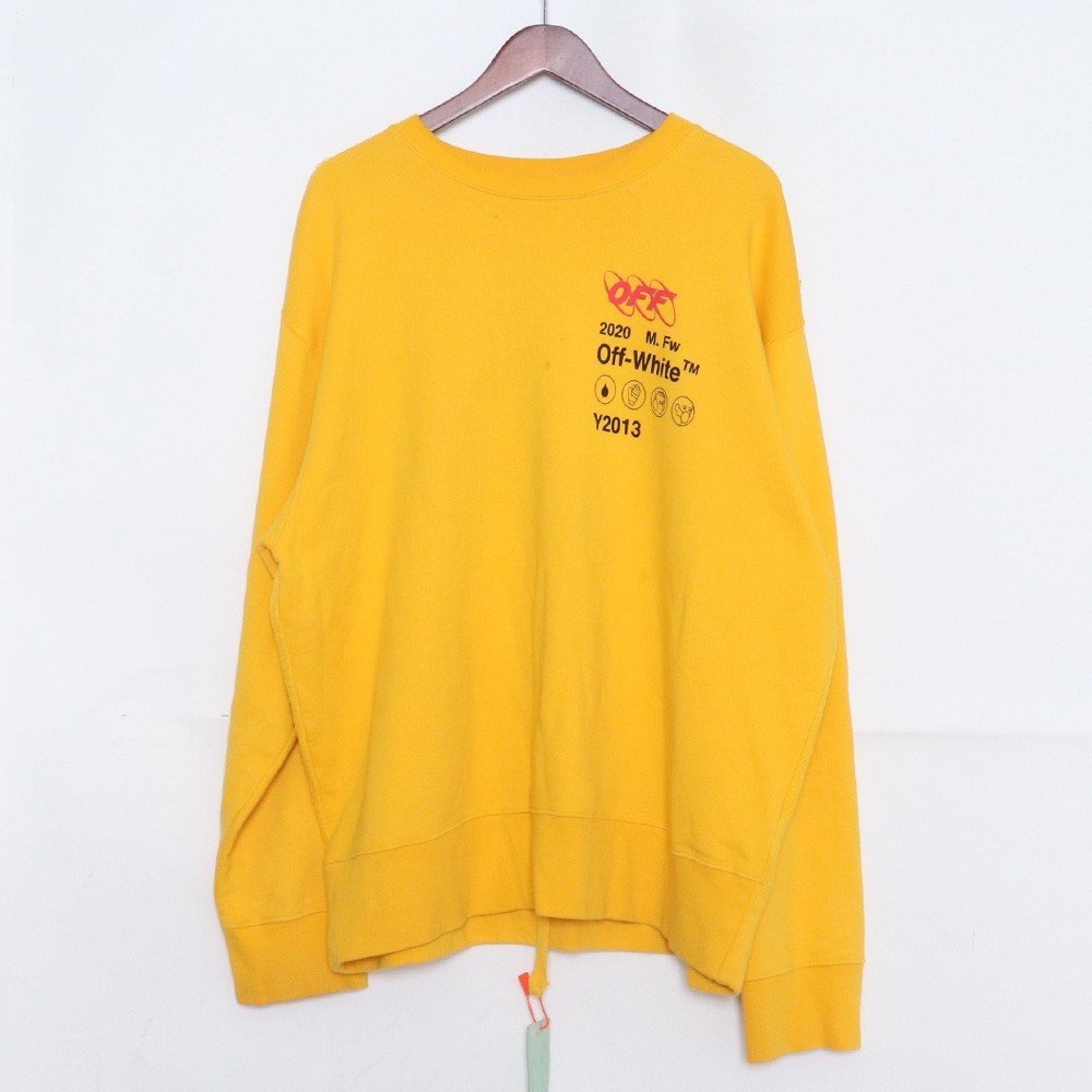 ヤフオク! -off white オフホワイト トレーナーの中古品・新品・未使用 人気ブランドを 【お買得価格!】オフホワイト トレーナー 黄色 2020 Lサイズ その他