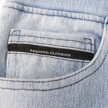 リサウンドクロージング RESOUND CLOTHING サイドラインストレッチスキニーデニムパンツ 2 ライトインディゴ RC11-ST-008D line jersey PT_画像4