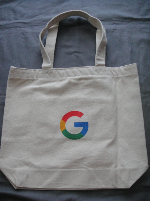 注目ショップ・ブランドのギフト Google社 Googleトートバッグ トート