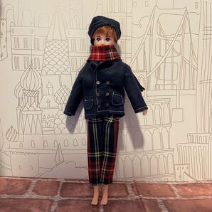 005リカちゃんボーイフレンド はるとくん ハンドメイド 服 冬マリンコーディネート