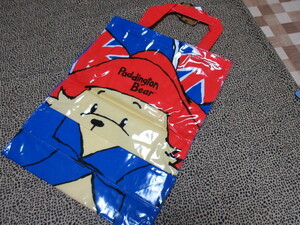 Paddington Bearpa DIN ton Bear vinyl tote bag ( large )