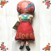 【ナタリー・レテ】限定価格 ドール ベラ Bella 少女ベラのぬいぐるみ人形 Nathalie Lete レトロ キッチュ メキシコ 民族 フランス パリ_画像2