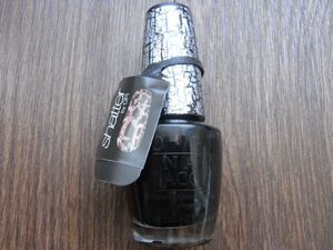 レア●新品●OPI●E53　ブラックシャッター ●クラック 　ひび割れ　●ケイティペリー コレクション　　補償無し　匿名発送