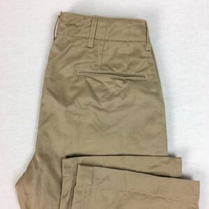 【美品】BUZZ RICKSON'S バズリクソンズ M43035 日本製 1945モデル EARLY MILITARY CHINOS チノパン W28 L32 ボタンフライ