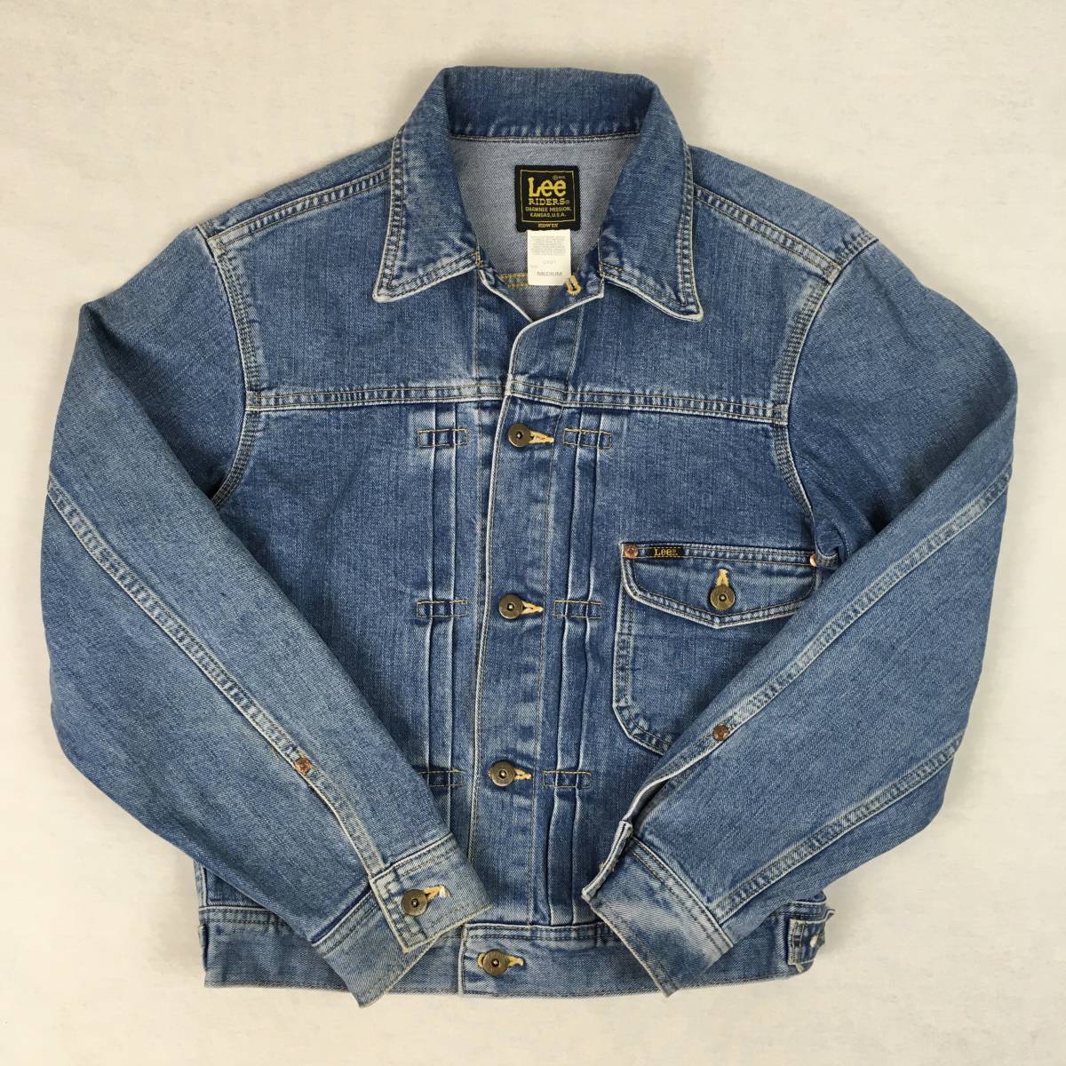 SALE/86%OFF】 リー Lee デニムジャケット Gジャン ケミカル ブリーチ