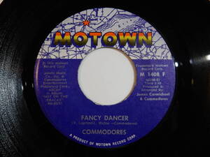 Commodores Fancy Dancer / Cebu Motown US M 1408F 200468 SOUL FUNK ソウル ファンク レコード 7インチ 45