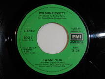 Wilson Pickett I Want You / Love Of My Life EMI America US 8027 200488 SOUL ソウル レコード 7インチ 45_画像1